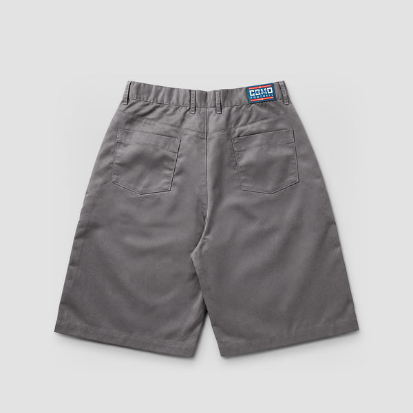 Curva Nylon Baggy Shorts  Grey