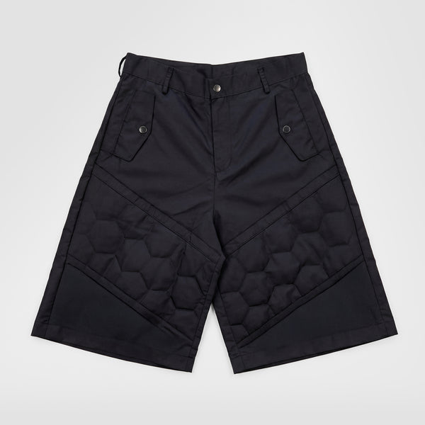 Curva Nylon Baggy Shorts  Black 