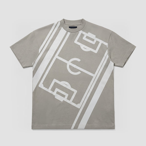 Curva Football Field T-shirt Grey