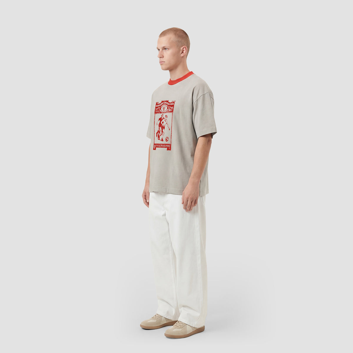 Curva Kick T-Shirt Grigia