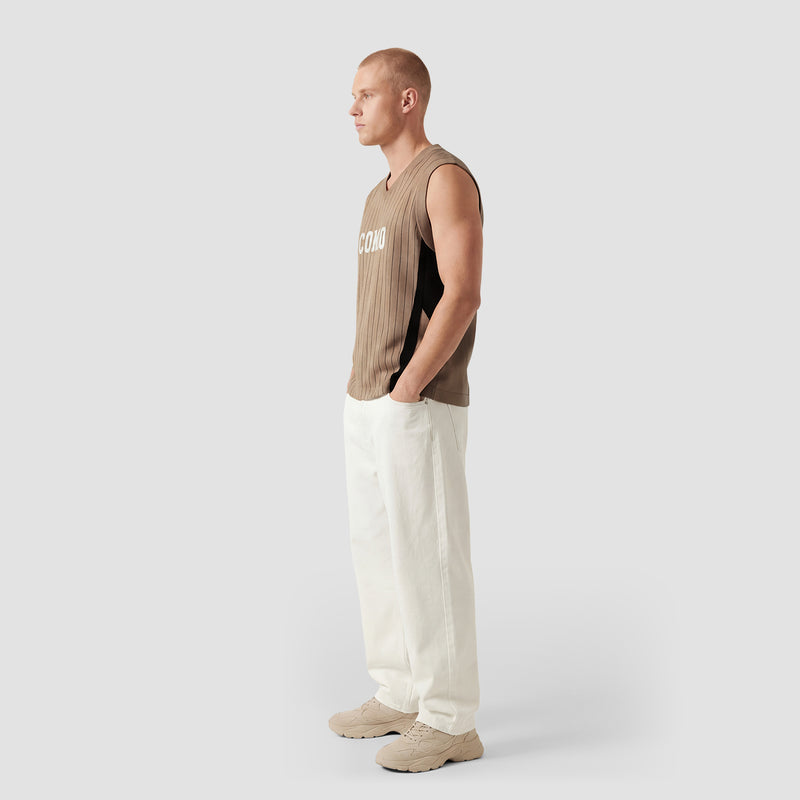 Curva Football Canotta Beige