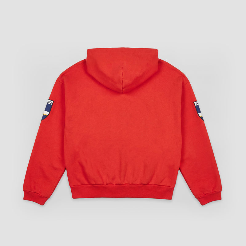Curva Comm Felpa con Cappuccio Rosso