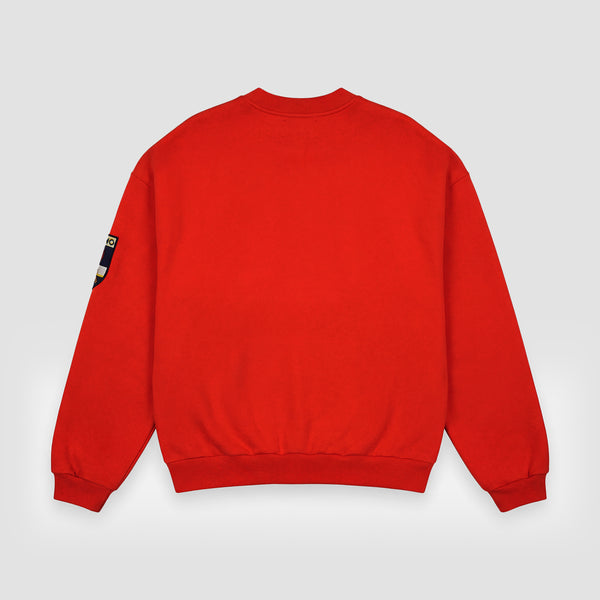 Curva Comm Crewneck Red