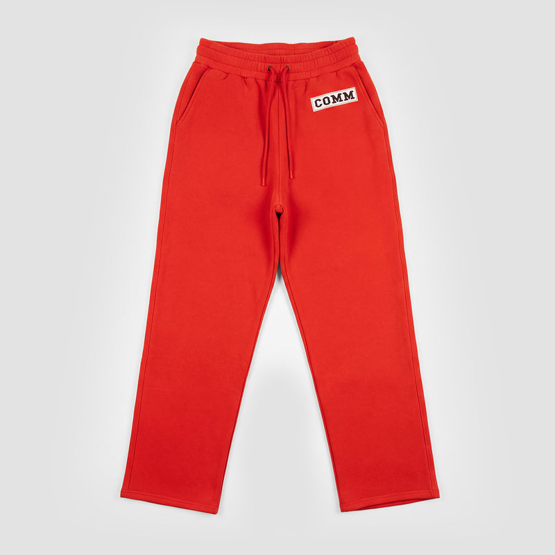 Curva Comm Pantaloni Felpa Rosso