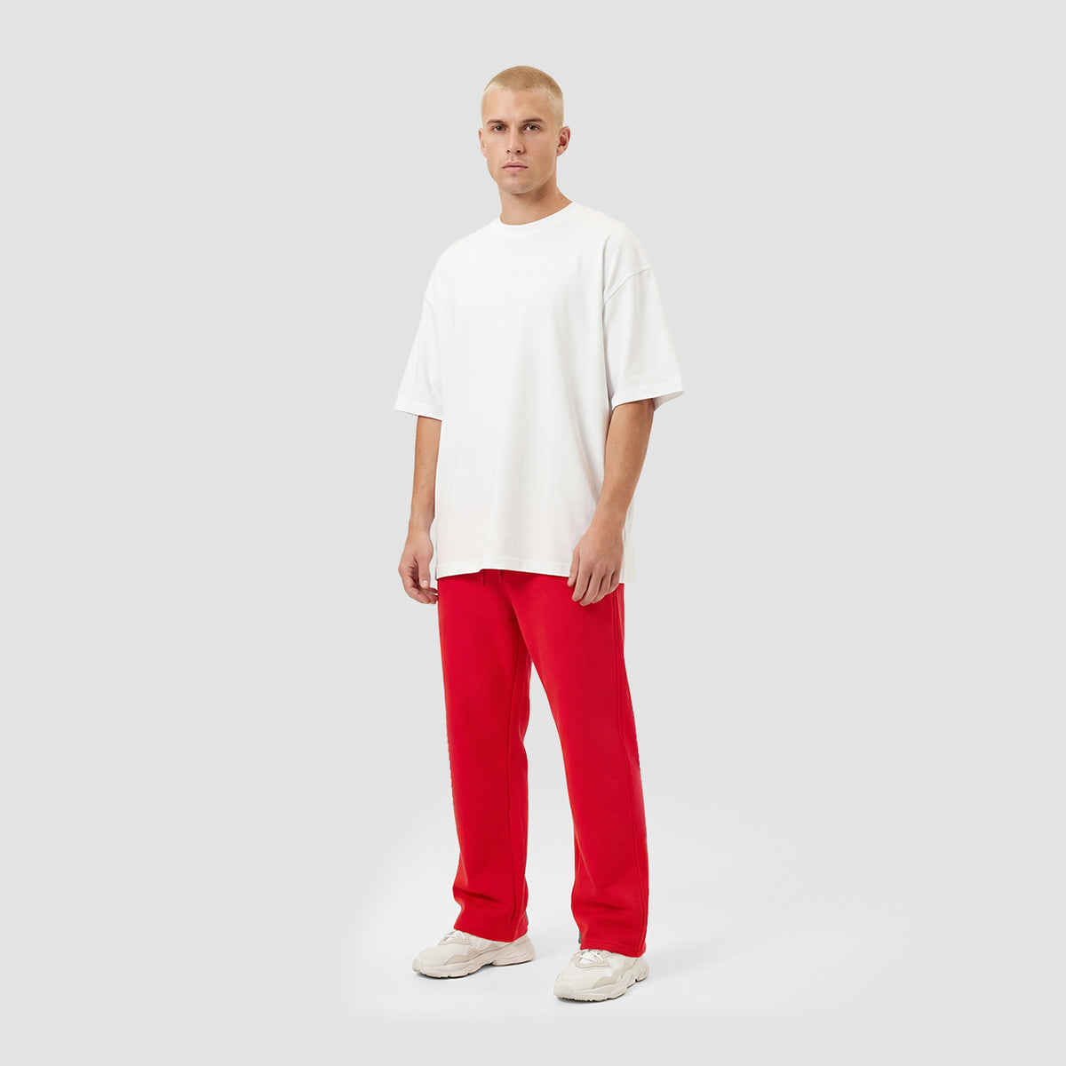 Curva Comm Pantaloni Felpa Rosso