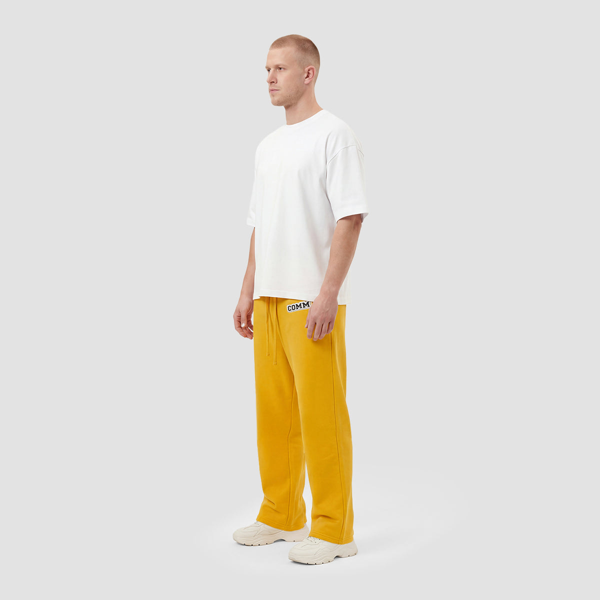 Curva Comm Pantaloni Felpa Giallo