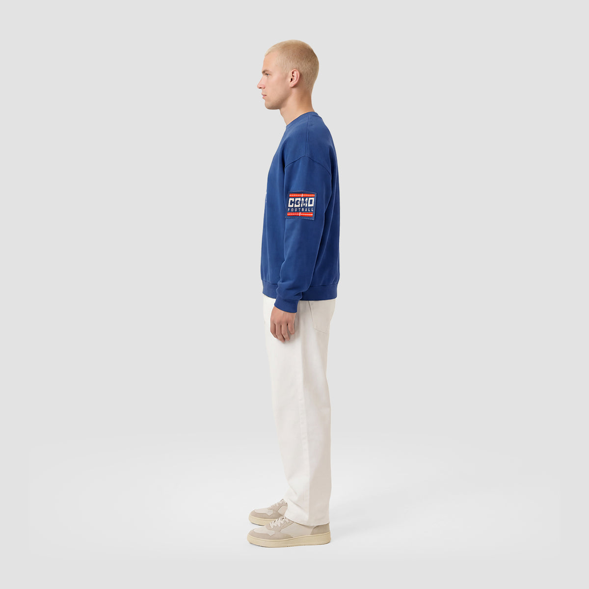 Curva Scudetti Felpa Girocollo Navy