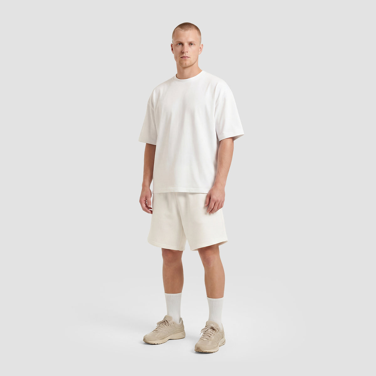 Curva Jersey Shorts Bianco Sporco