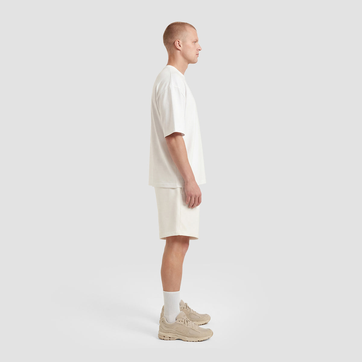 Curva Jersey Shorts Bianco Sporco