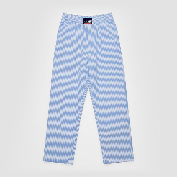 Curva Poplin Pants Light Blue