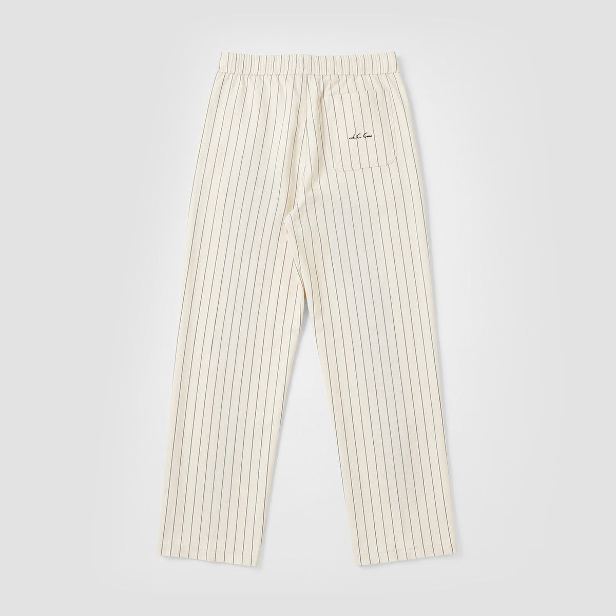 Curva Poplin Pantaloni Avorio