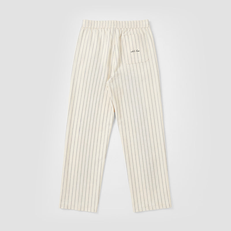 Curva Poplin Pantaloni Avorio