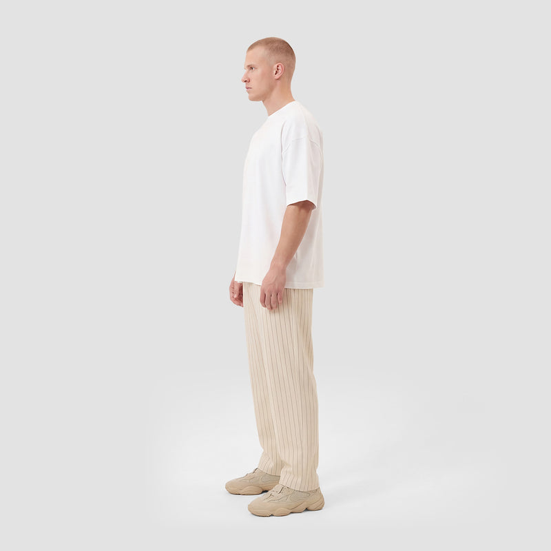 Curva Poplin Pantaloni Avorio