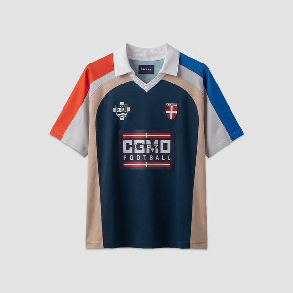 Curva Como 1907 Polo Shortsleeve Navy