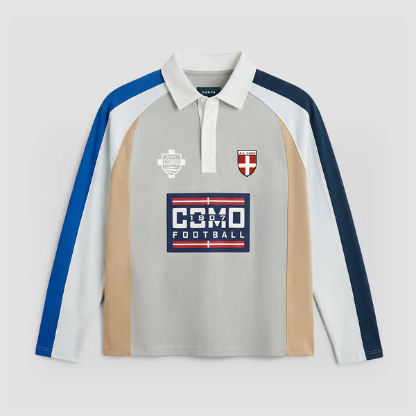 Curva Como 1907 Polo Longsleeve Grey