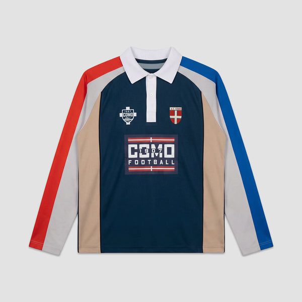 Curva Como 1907 Polo Longsleeve Grey