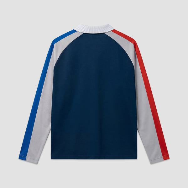 Curva Como 1907 Polo Longsleeve Grey