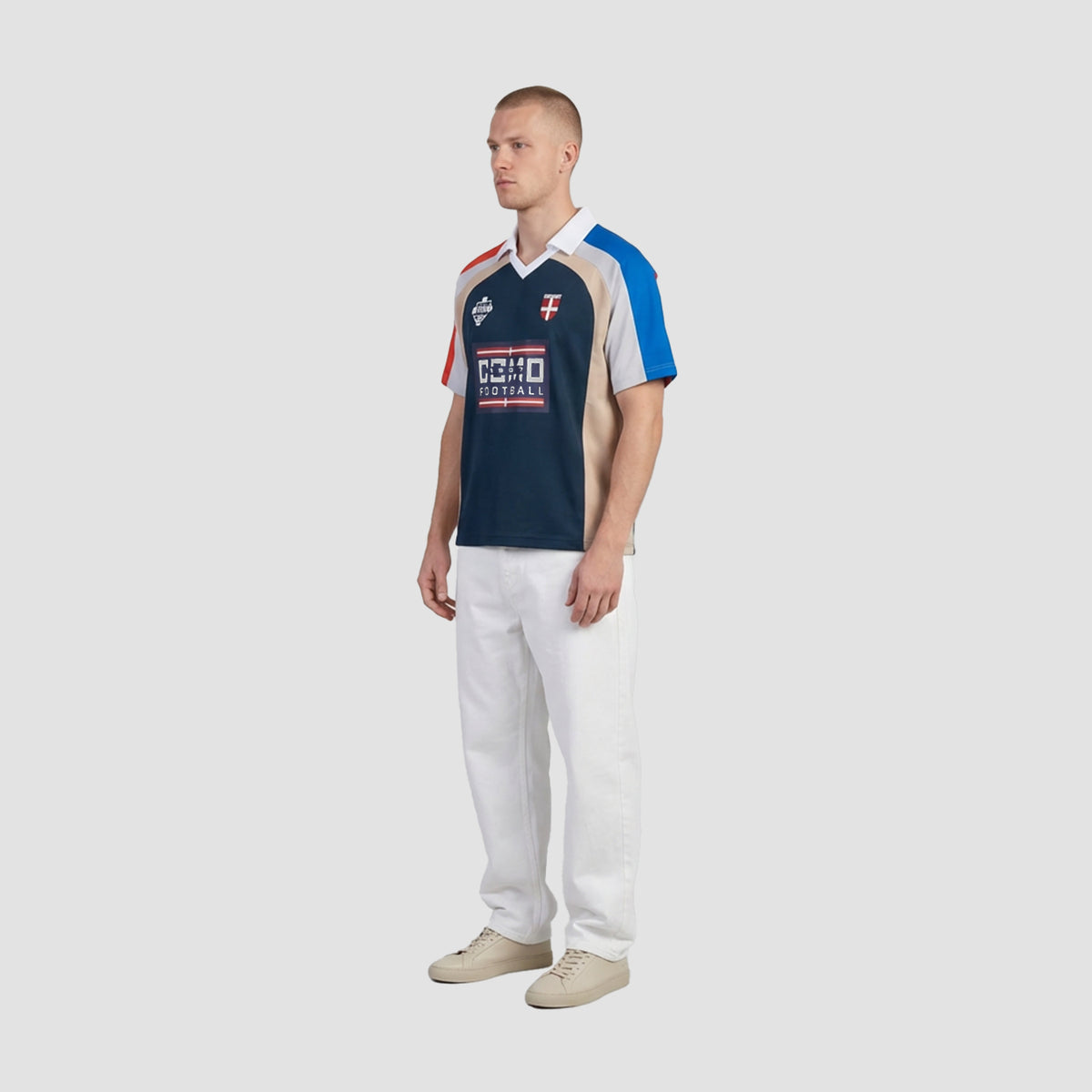 Curva Como 1907 Polo Manica Corta Navy