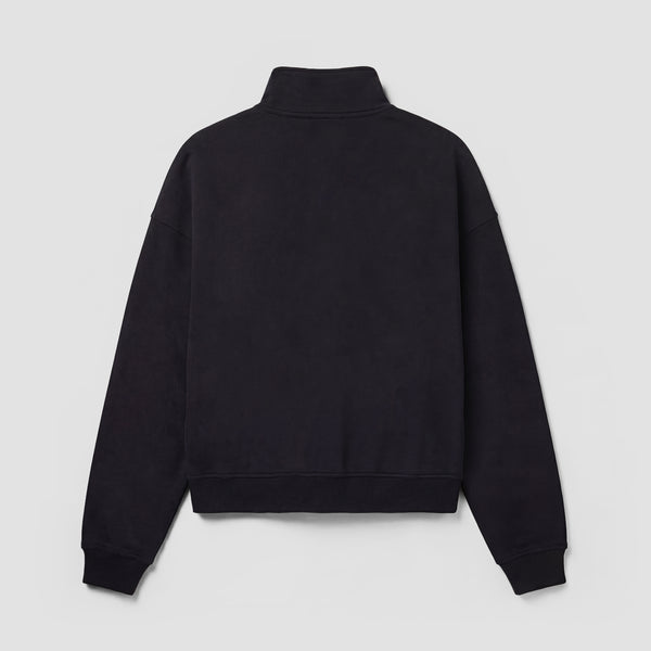 RHUDE Classique Quarter Zip Black
