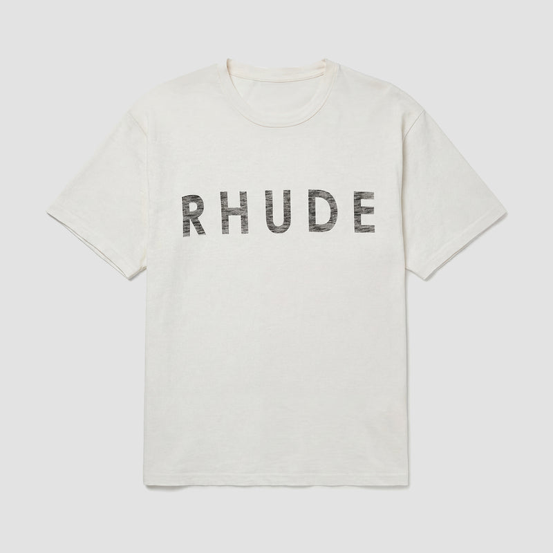 RHUDE Logo Slub T-shirt