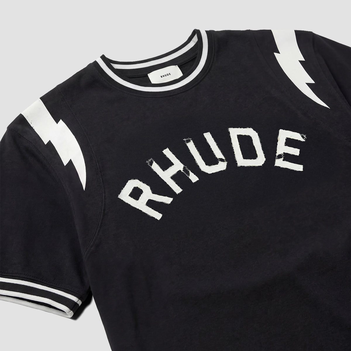 RHUDE Lightning Ringer Jersey Tee