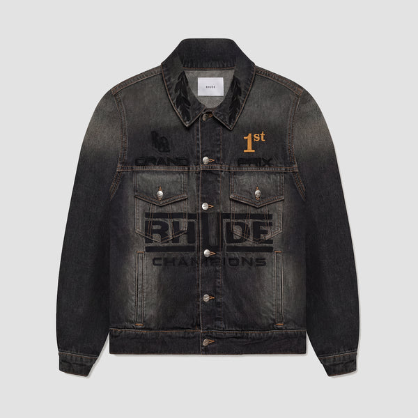 RHUDE Tire Denim Trucker Jacket