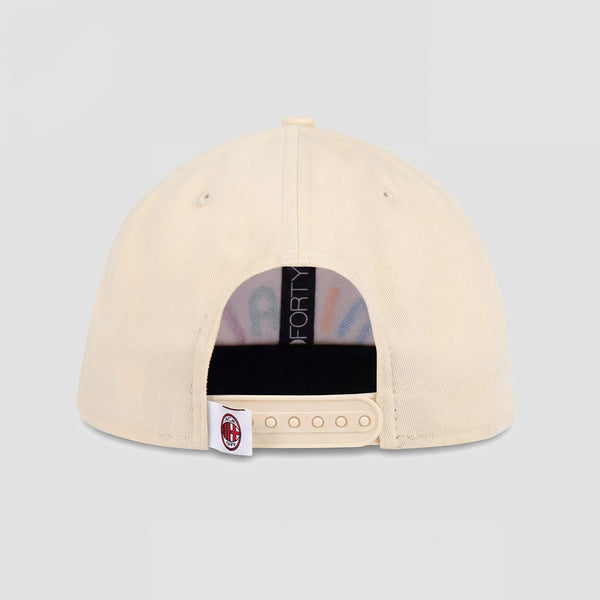 Cappellino 9FORTY® New Era x AC Milan Bianco con Scritta Milan