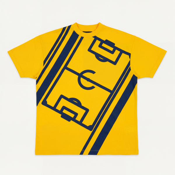 Curva Football Field T-shirt Yellow